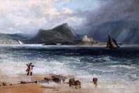 Coast Scene with a Shrimper
