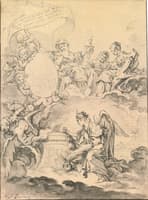 Study for the Frontispiece to Le Bâtiment de St-Sulpice