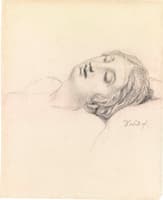 Study of the Head of a Sleeping Woman