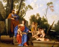 Holy Family with John the Baptist and Four Angels
