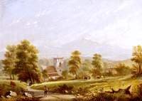 Village Scene with Church