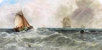Wet and Squally Weather off Ramsgate, Kent: A Sea Piece