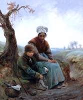 Peasant Woman and Child