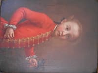 Child with a Bird in Court Attire