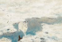 Hare in a Winter Landscape