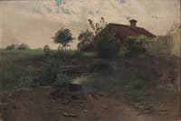 Landscape with a Red House
