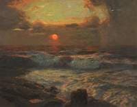 Sunset at Land's End, Cornwall