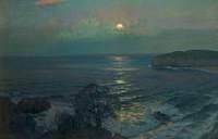 Rising Moon, St Ives Bay, Cornwall