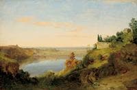 View of a Lake and Castle