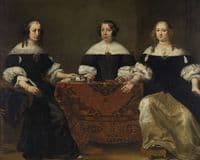 Portrait of the Three Regentesses of the Leprozenhuis, Amsterdam