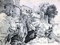 Rocks at the Edge of Ariccia