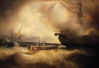 Louis Philippe and His Family in the Harbor of Cherbourg