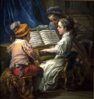 Allegories of the Fine Arts as Children - Music
