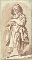 A Drapped Man with a Fur Hat