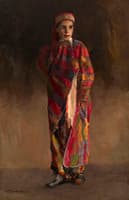 Girl in Oriental Clothes