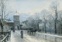 Wintry Day at the City Gate