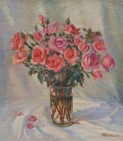 Roses in a Vase