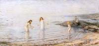 The Timid Bather