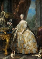 Portrait of Marie Leszczynska, Queen of France
