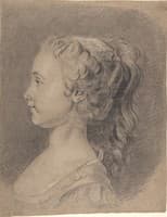 Bust of a Young Girl, Profile to Left