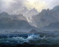 The Seven Sisters Mountain Range