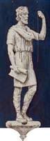 Study for Carving in St Rognvald's Chapel: Kol Kalisson