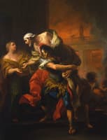 Aeneas Rescuing his Father from the Fire at Troy (Stockholm version)