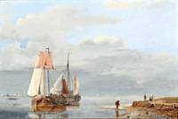Fishing Boats in Calm Water