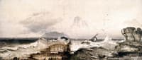 Coastal Landscape with Ship