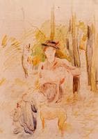 Jeune Fille a la Levrette