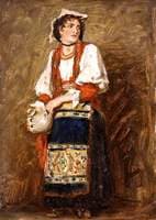 Study of a Russian Peasant Girl