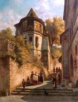 Christening Party at Bacharach, Germany