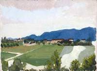 Aerodrome with Camouflaged Hangars