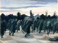 Austrian Prisoners Driven in from the Austrian Lines