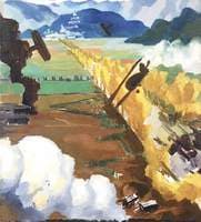 'Sopwith Camel' Patrol Attacking an Austrian Aerodrome near Sacile, Italy