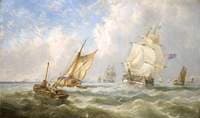 A Breezy Evening off the Mouth of the Mersey
