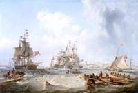 Men-of-War off Portsmouth Harbour