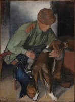 Hunter with His Hound
