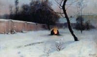 Winter. By the Fire