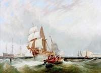 Shipping Inshore, a Boat Ferrying Passengers