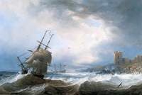 Ships Beating off a Lee Shore
