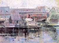 Waterfront Scene - Gloucester
