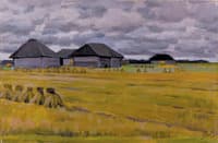 Landscape with Haystacks