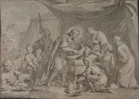 St Louis Healing a Wounded Man