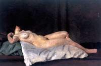 Female Figure Lying on Her Back