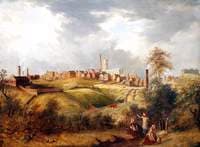 Oldham, Lancashire, from Glodwick Fields