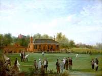 Opening Game of the Oldham Subscription Bowling Green, Frankhill, 1860