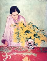Woman with Mimosas, Saint-Tropez