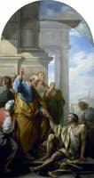 Saints Peter and John Healing the Lame Man