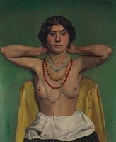 Femme aux colliers